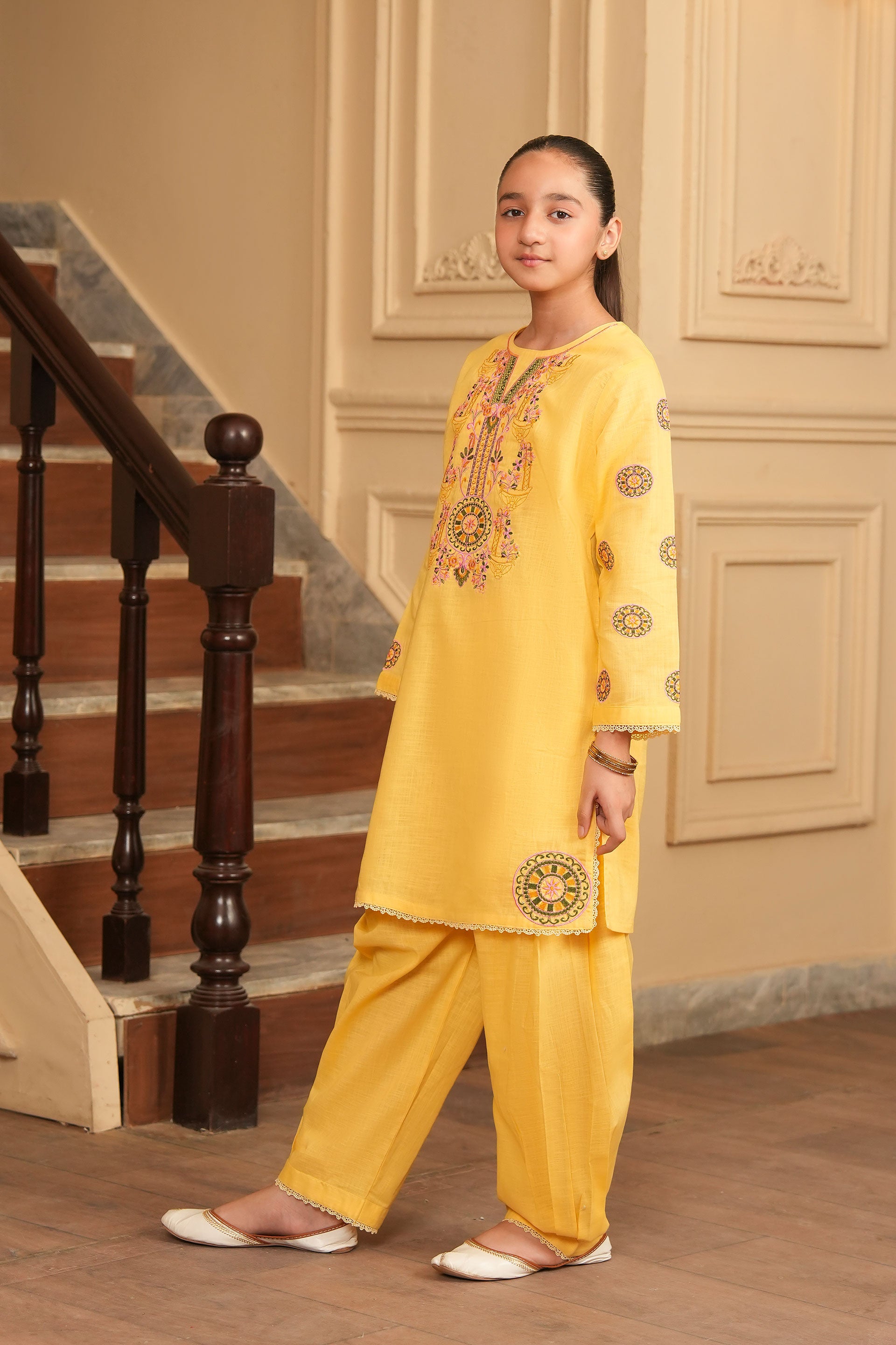 Gulnaar Embroidered Khaddar 02 Piece – Amberlight (RTW) 🔆