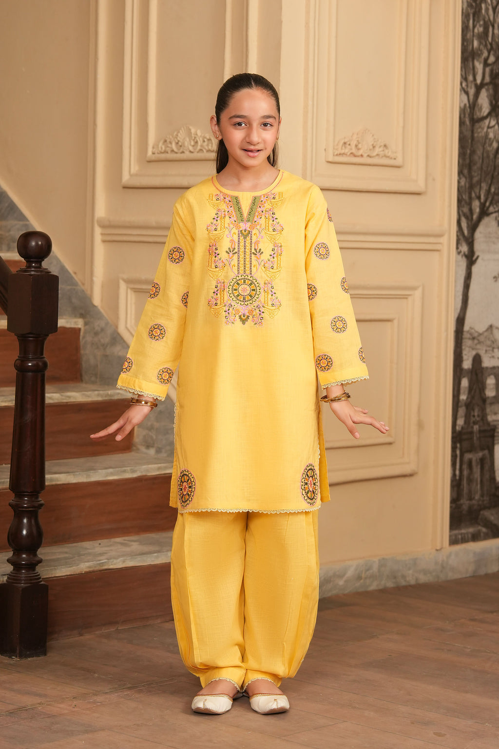 Gulnaar Embroidered Khaddar 02 Piece – Amberlight (RTW) 🔆