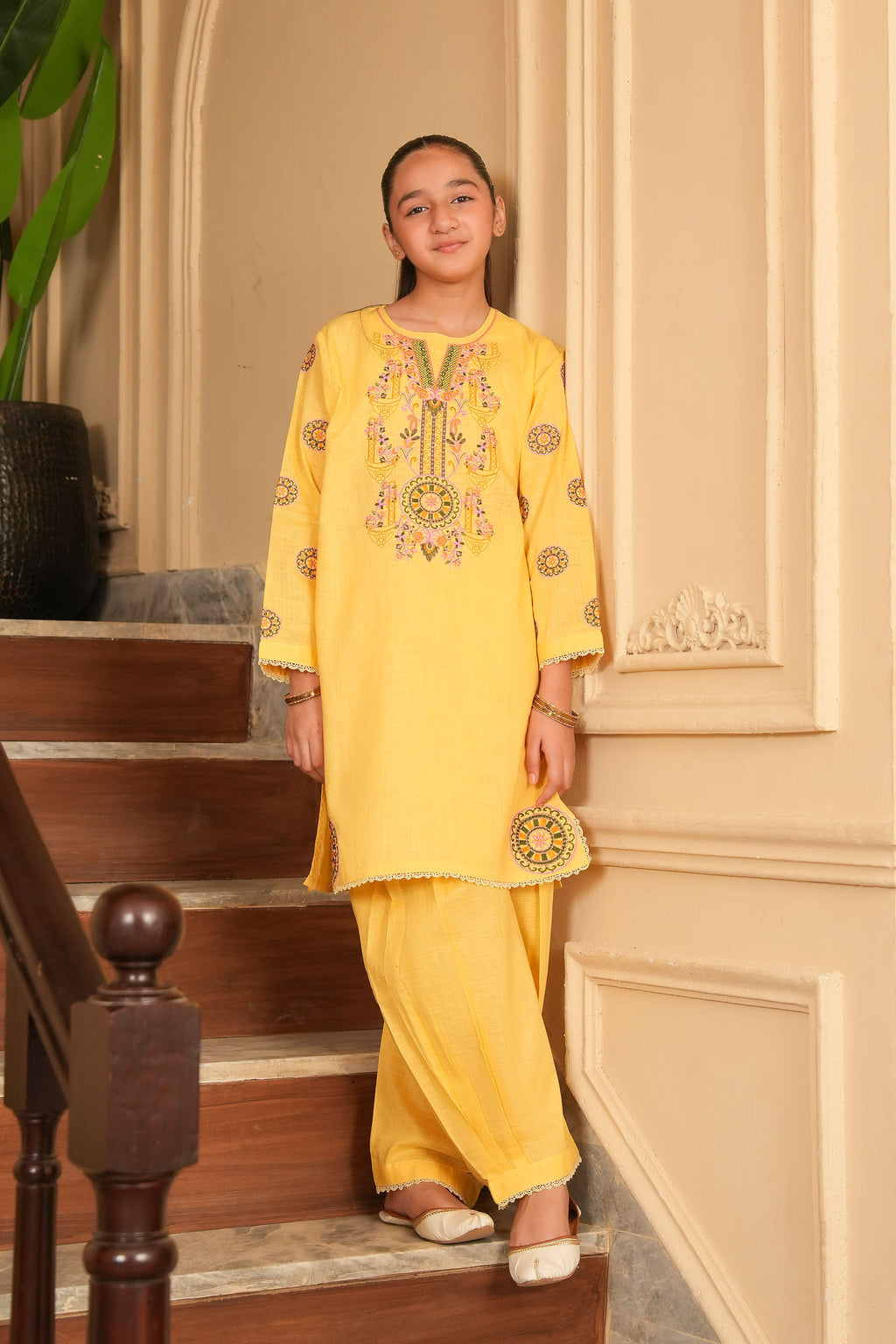 Gulnaar Embroidered Khaddar 02 Piece – Amberlight (RTW) 🔆