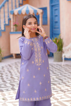 Royal Bloom Imported Lawn Embroidery 2Pc – Lavender (RTW)