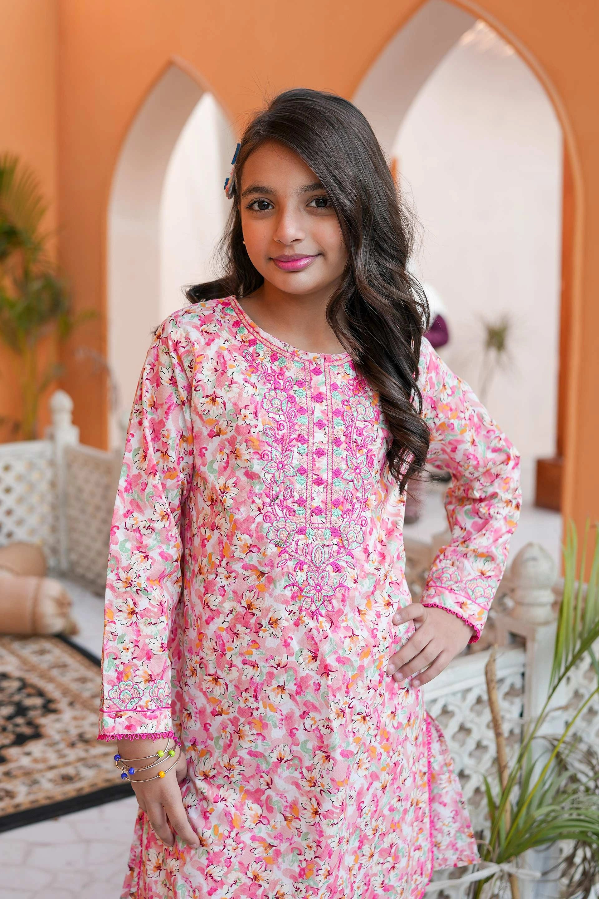 Dewdrop Petal 🍃Printed Cotton 2-Piece – Sweet Elegance (RTW)