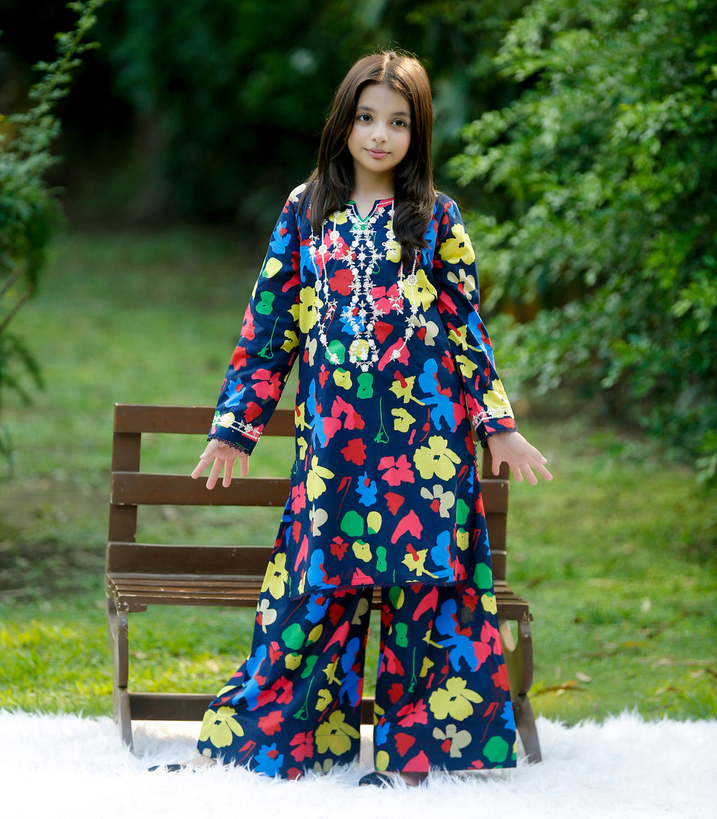 "Light of Flowers" Lawn 02 Piece (RTW)