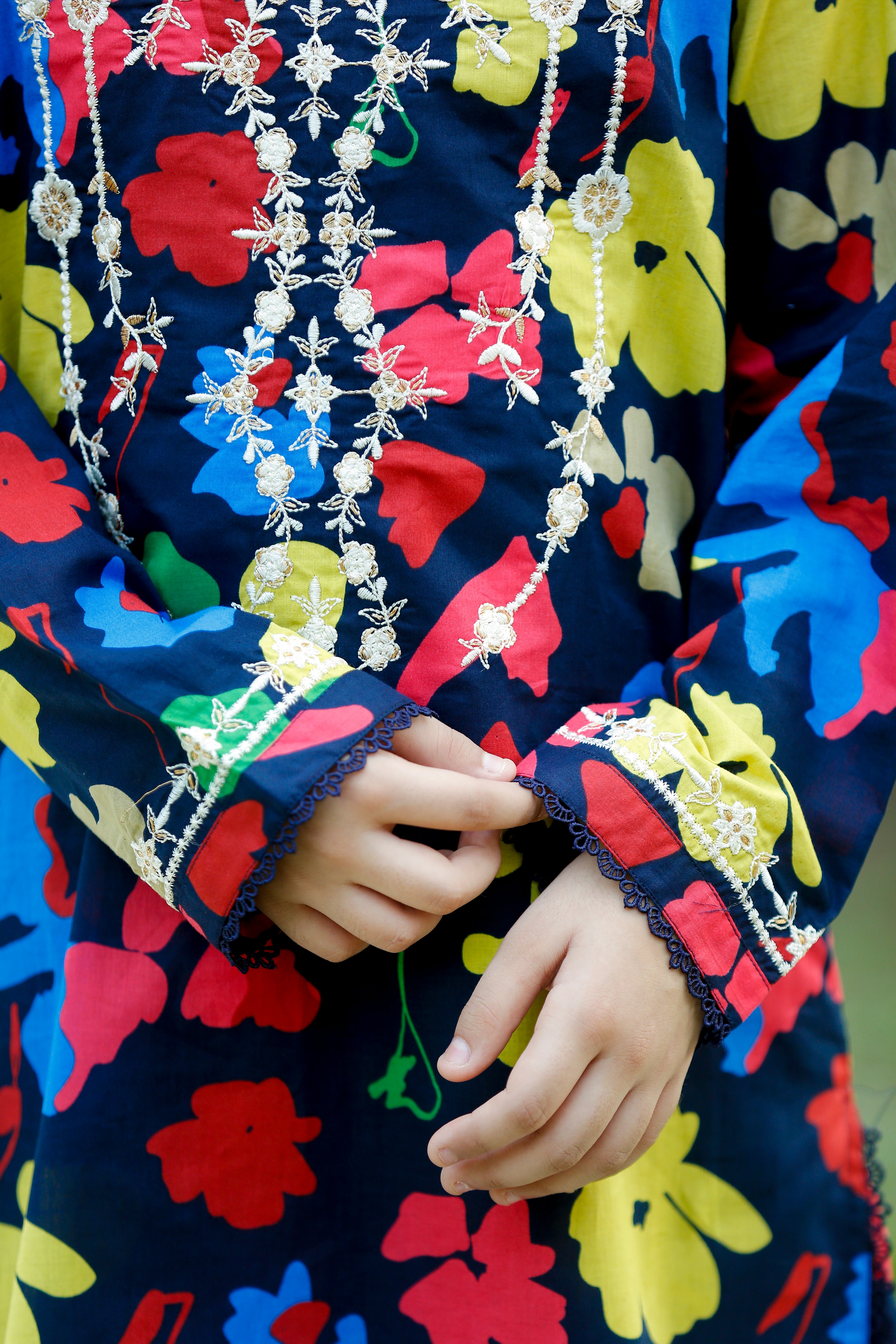 "Light of Flowers" Lawn 02 Piece (RTW)