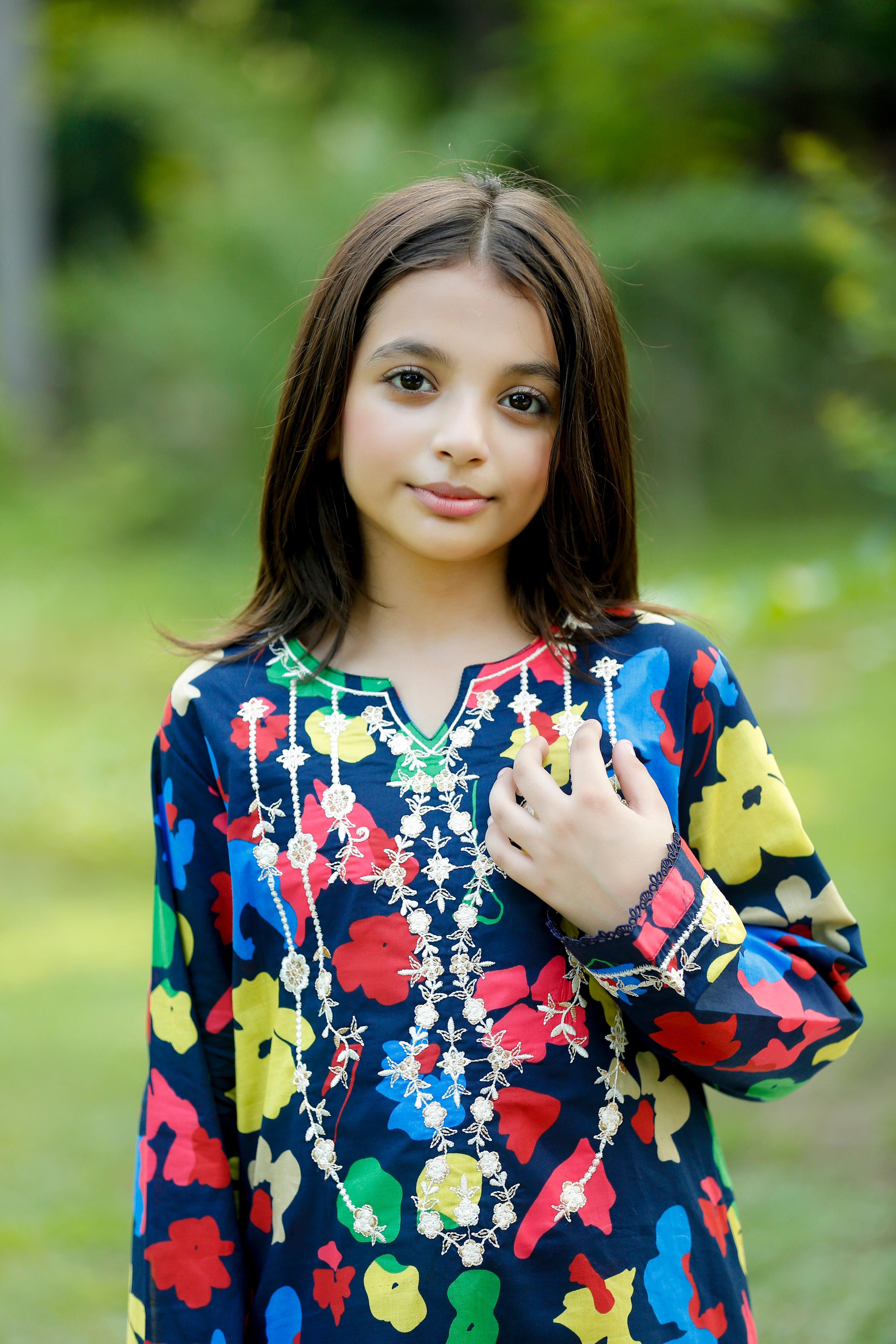 "Light of Flowers" Lawn 02 Piece (RTW)