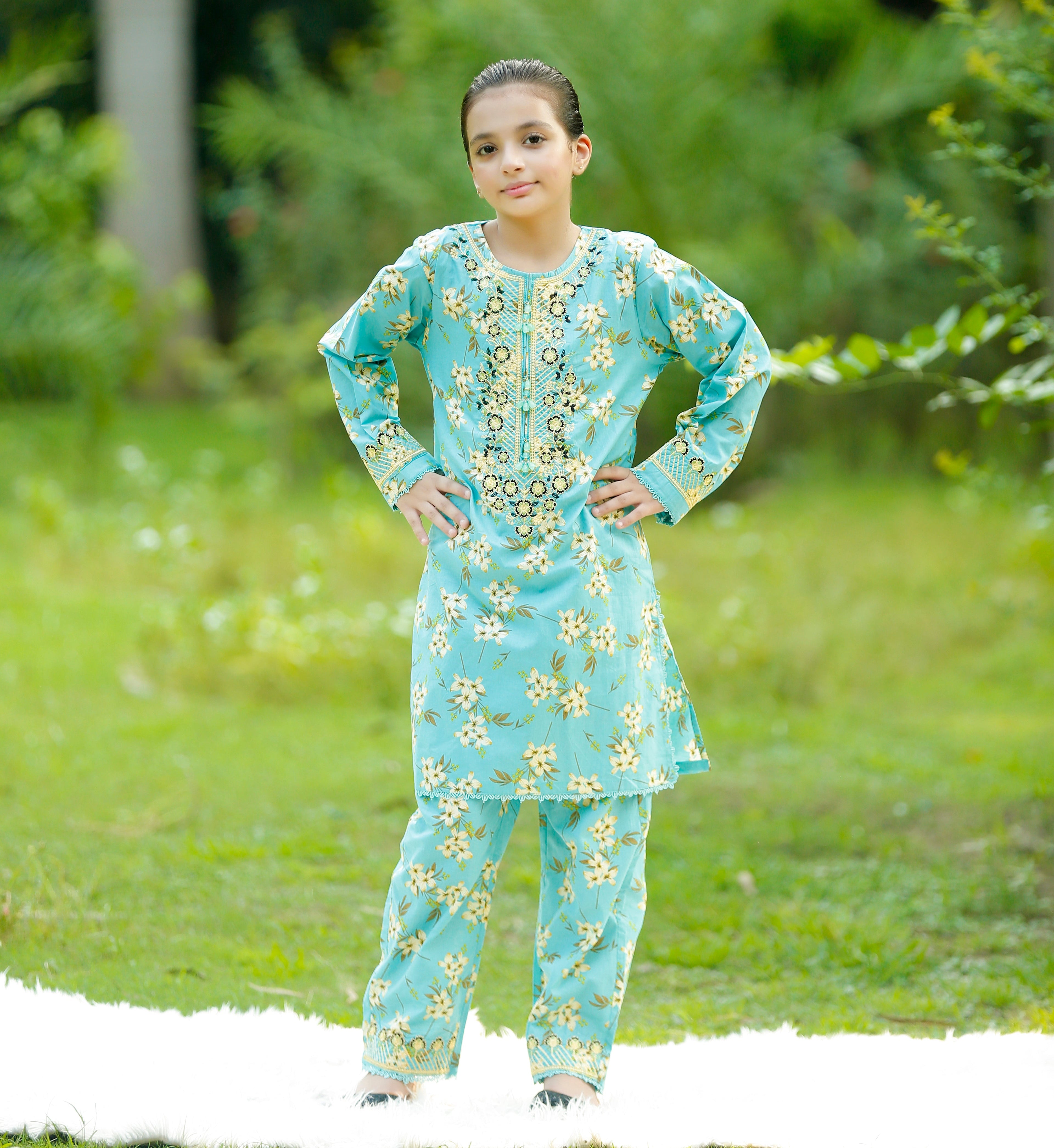 "Ocean Breeze" Lawn 02 Piece (RTW)