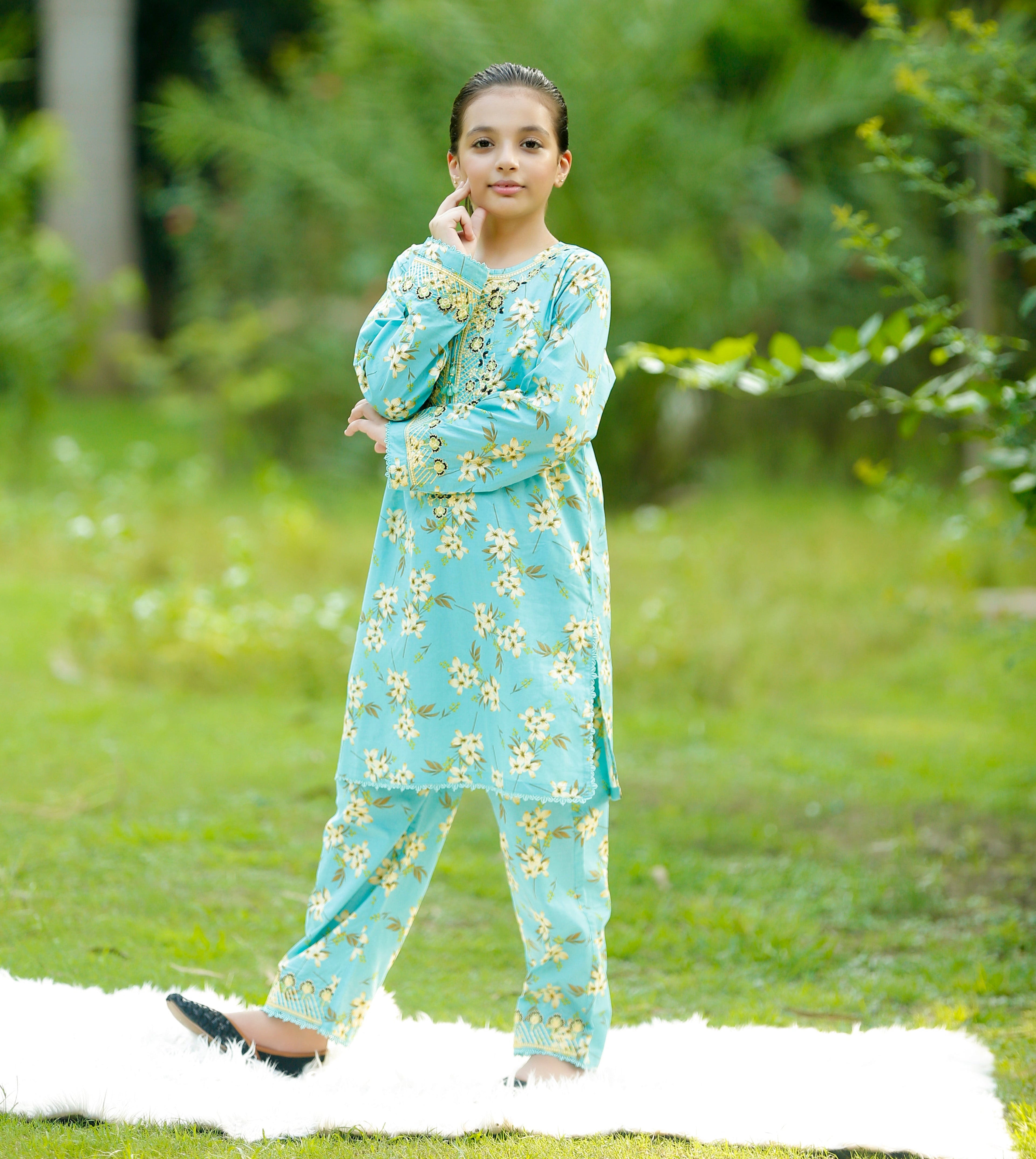 "Ocean Breeze" Lawn 02 Piece (RTW)