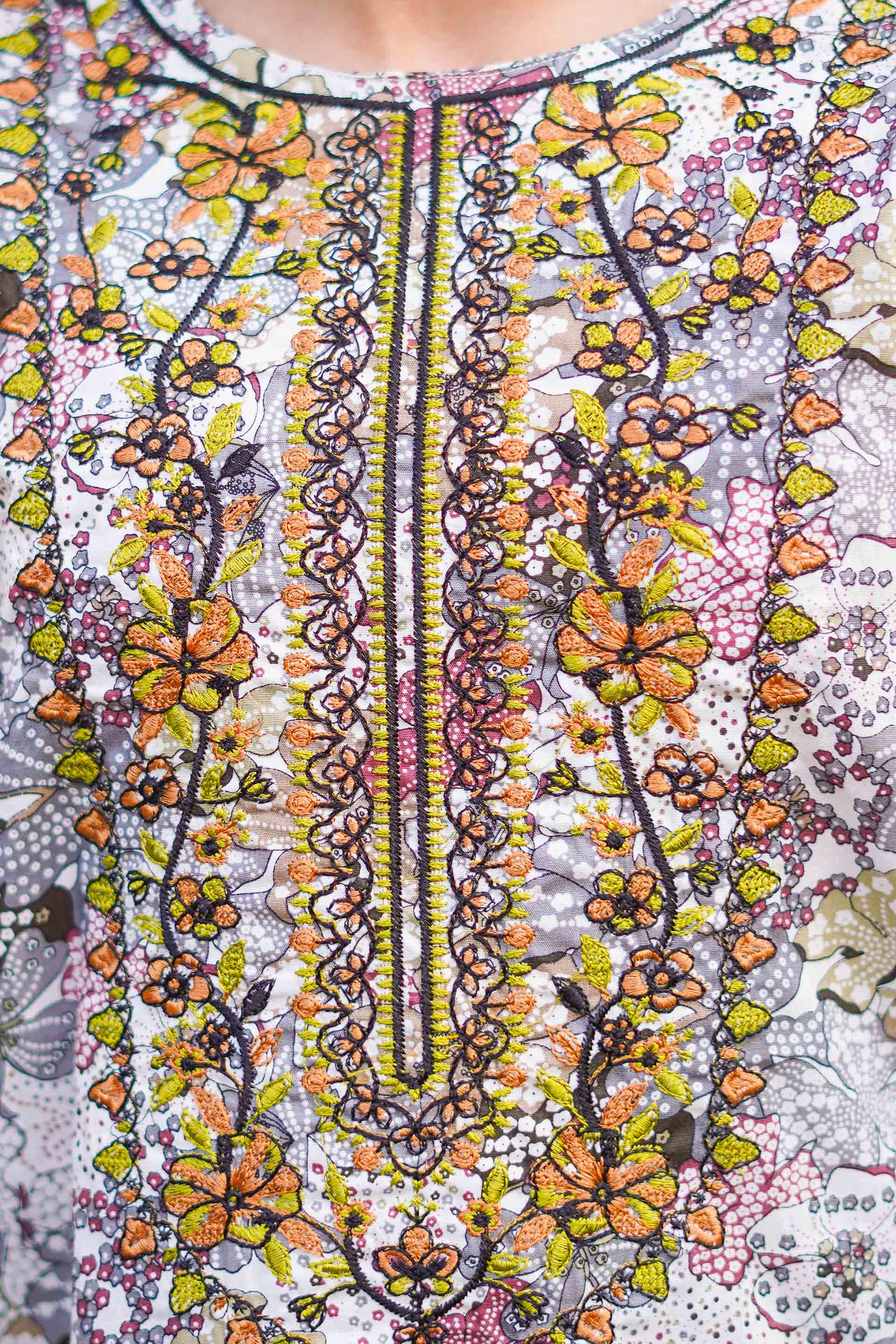 Lavender Blossom Grace – Imported Printed China Lawn 2Pc – Mauve (RTW)