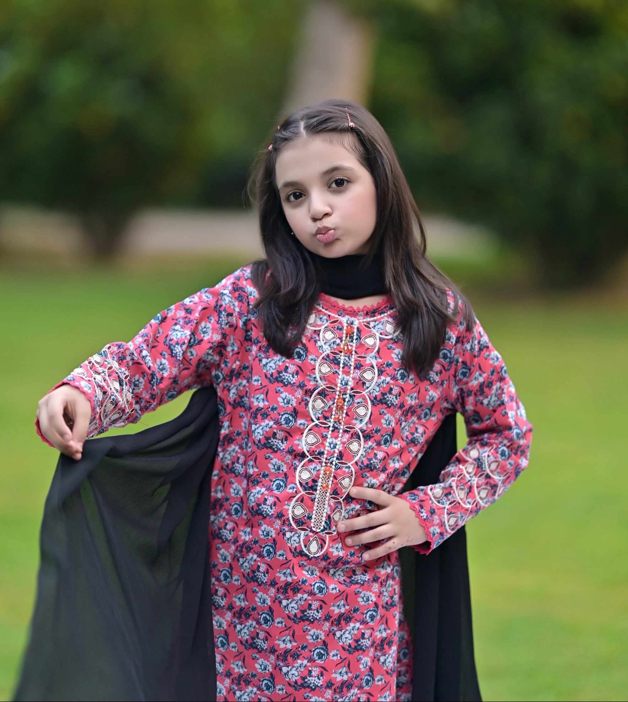 Cherry Flare 03 Piece Lawn (RTW)