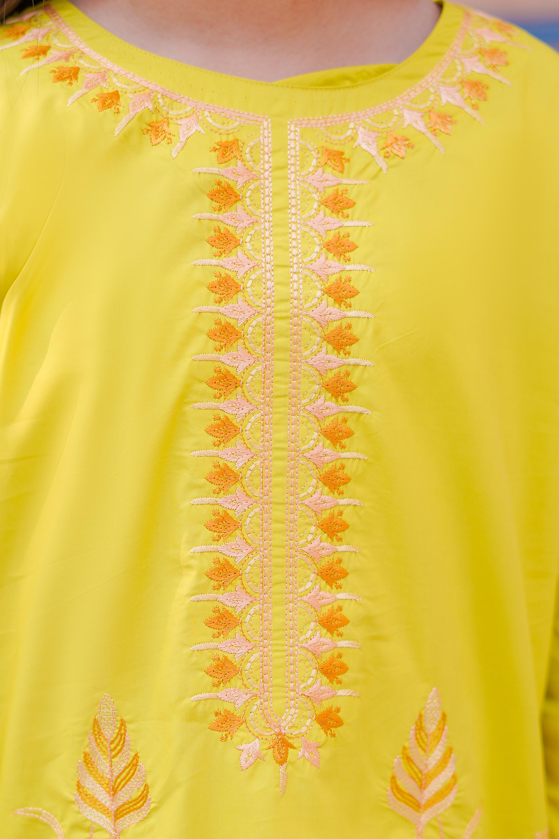 Golden Bloom Lawn 2Pc – Sunshine Yellow (RTW)