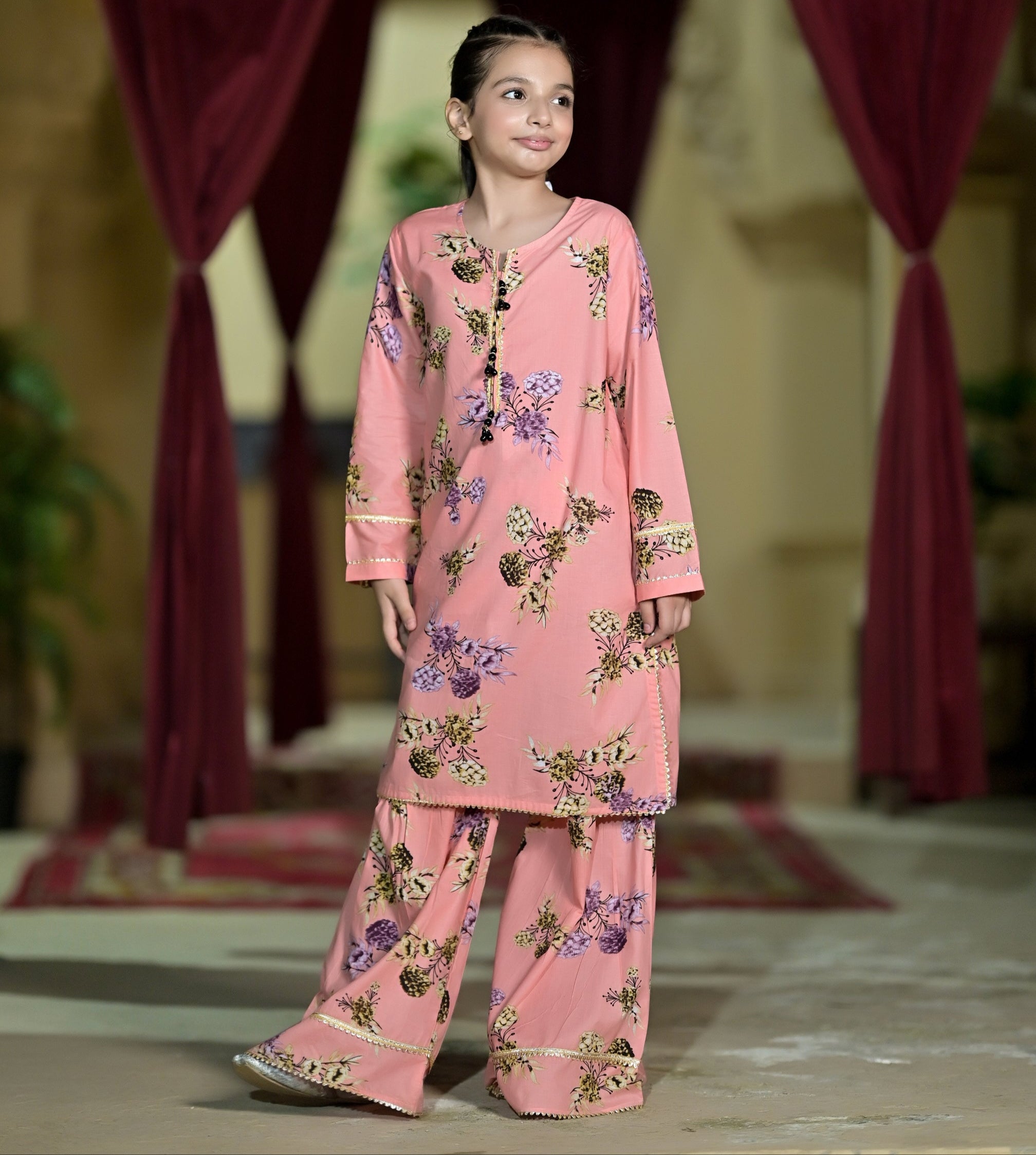 "Meethi Muskaan"  Lawn Shirt+Garara (RTW)