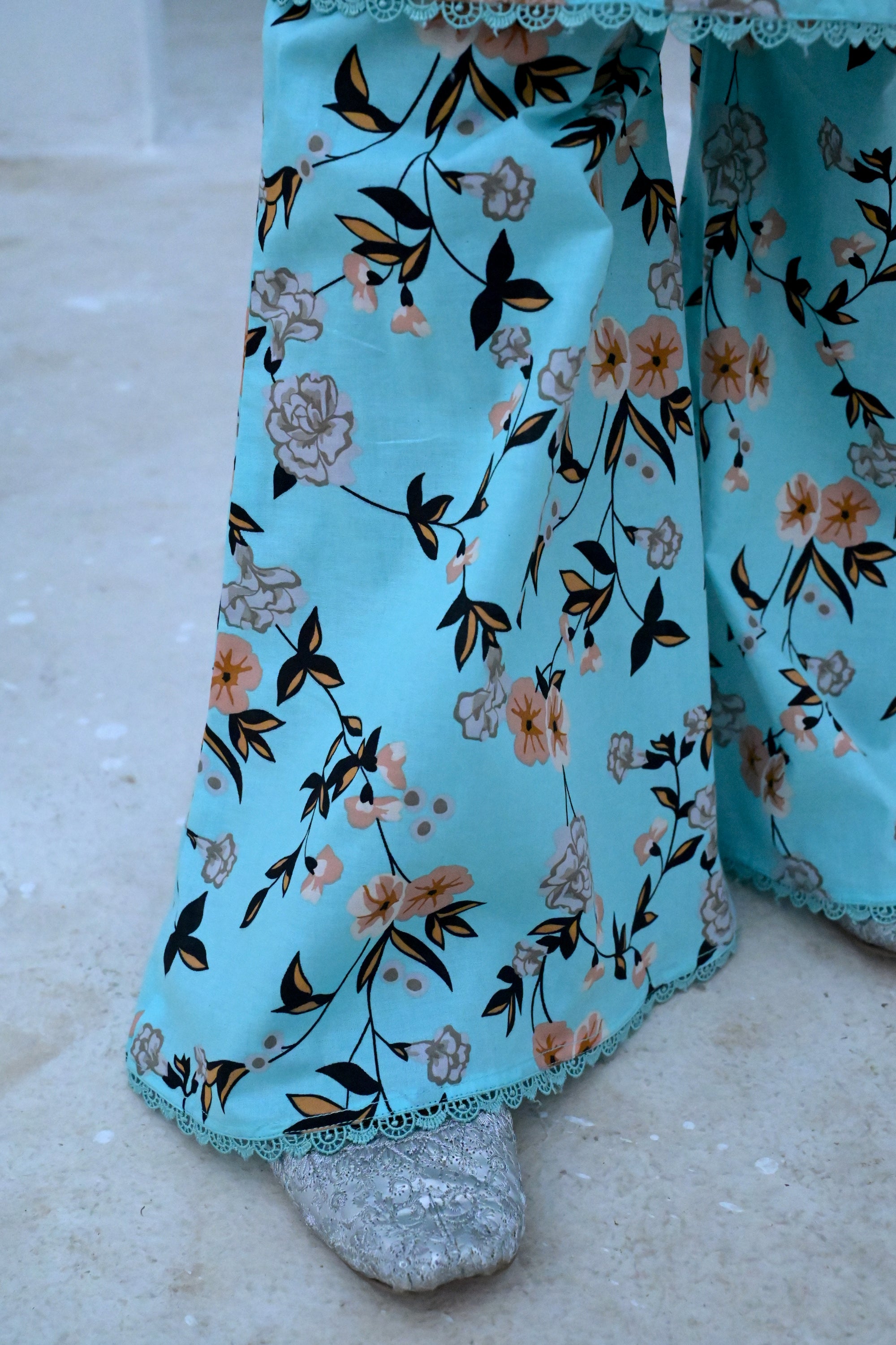 "Neelam Noor" Lawn Shirt+Culotte (RTW)