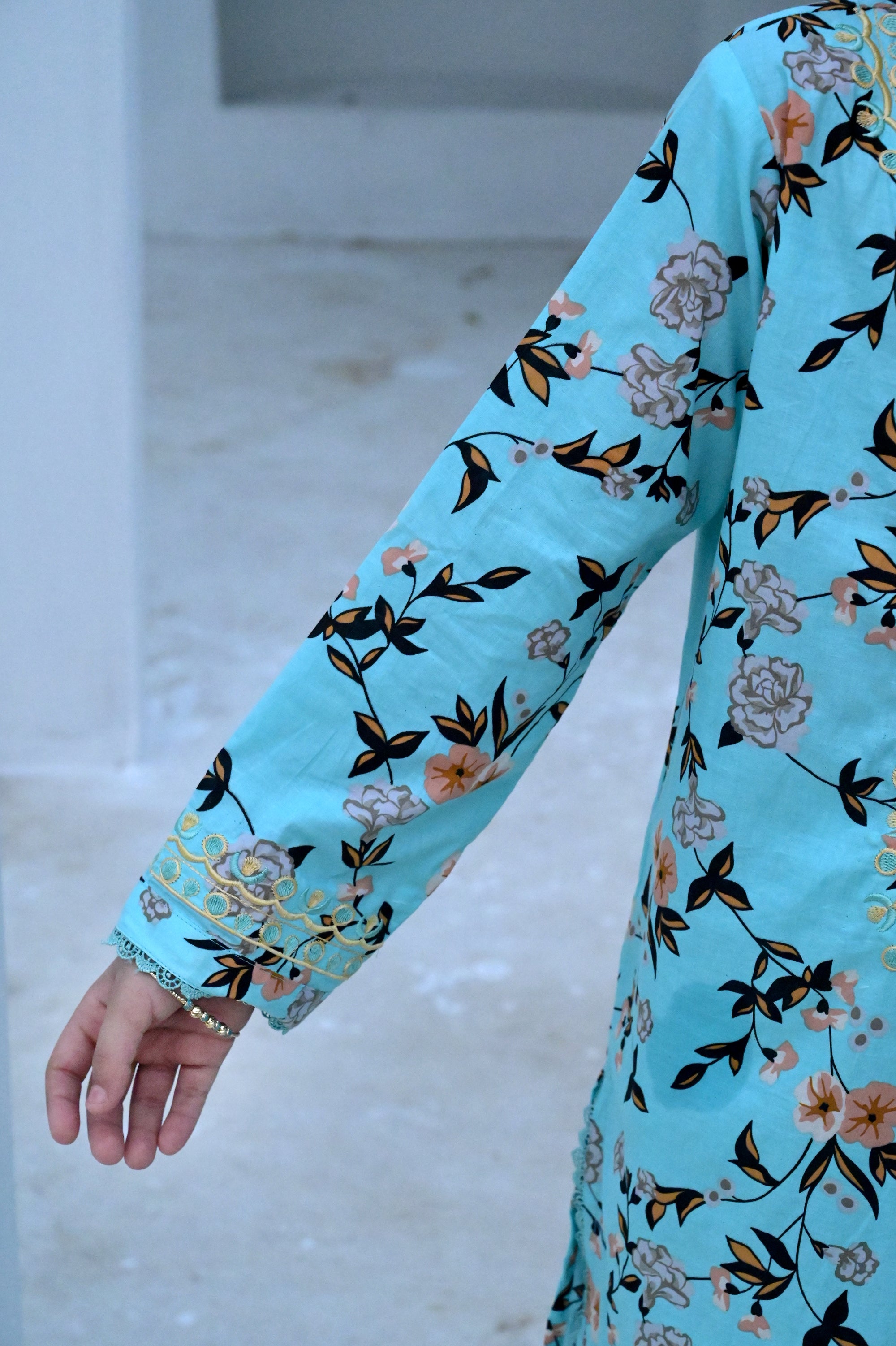 "Neelam Noor" Lawn Shirt+Culotte (RTW)