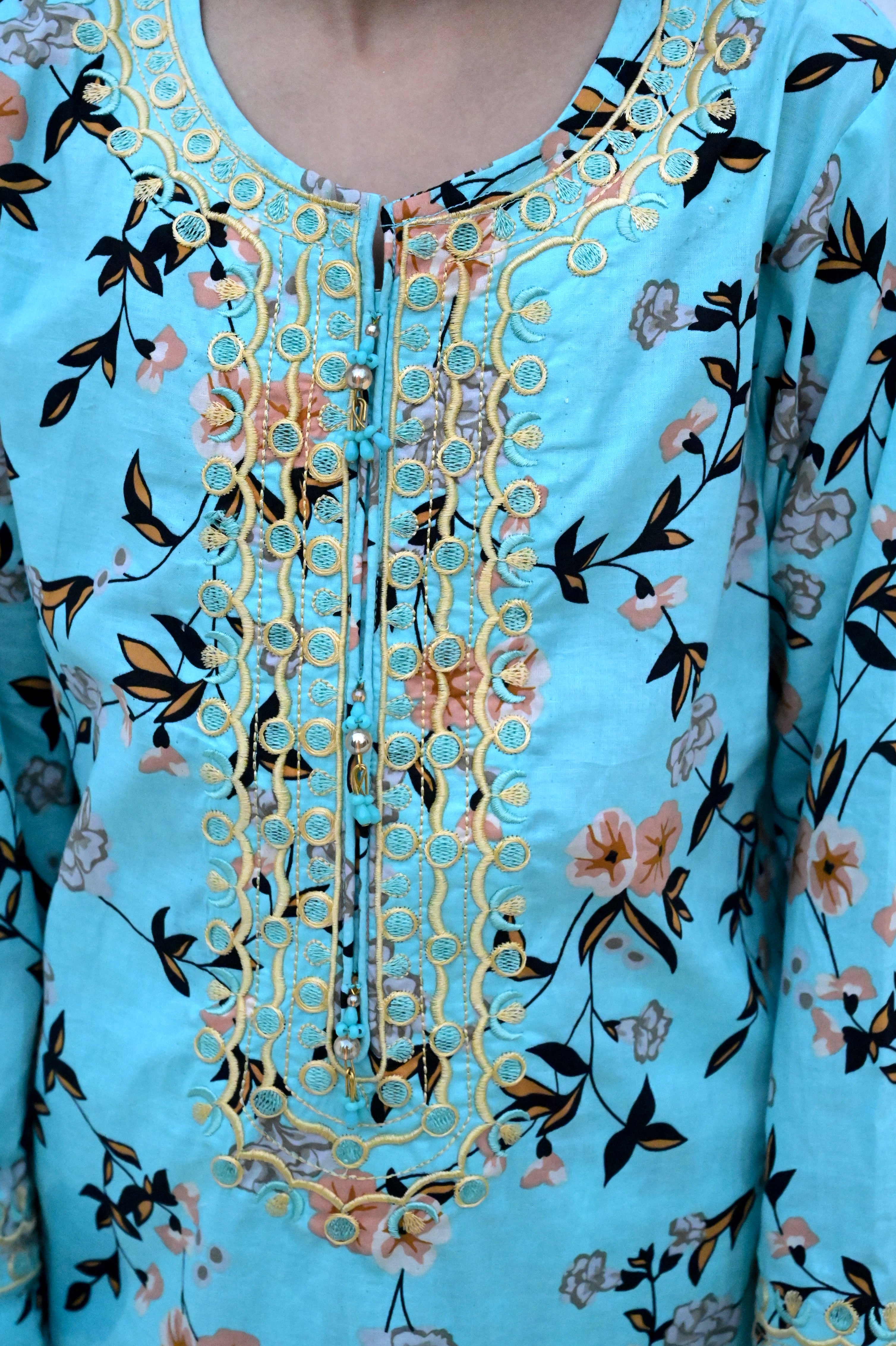 "Neelam Noor" Lawn Shirt+Culotte (RTW)