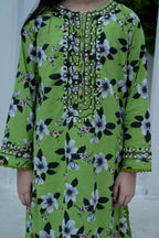 "Leaf Light" Lawn Shirt+Culotte (RTW)