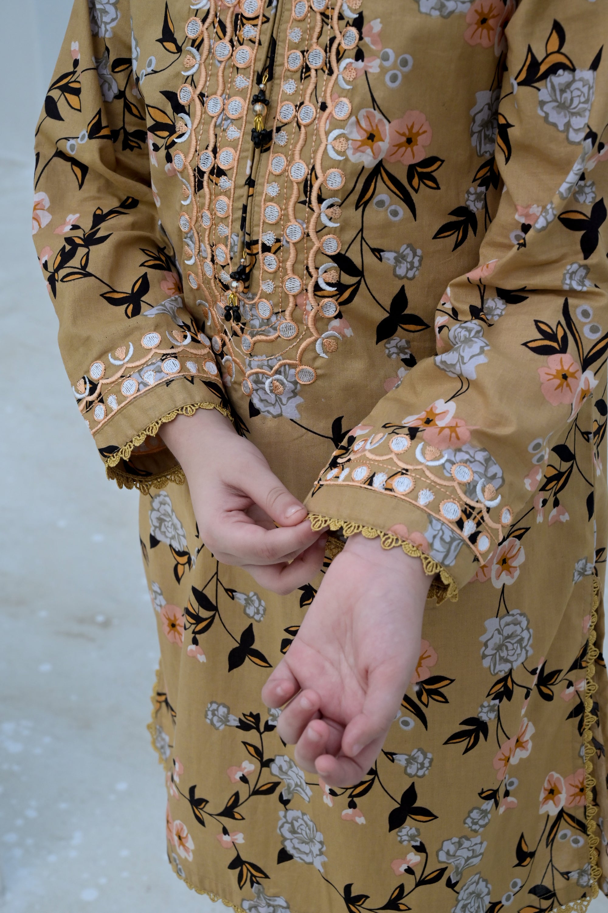 "Desert Glow" Lawn Shirt+Culotte (RTW)