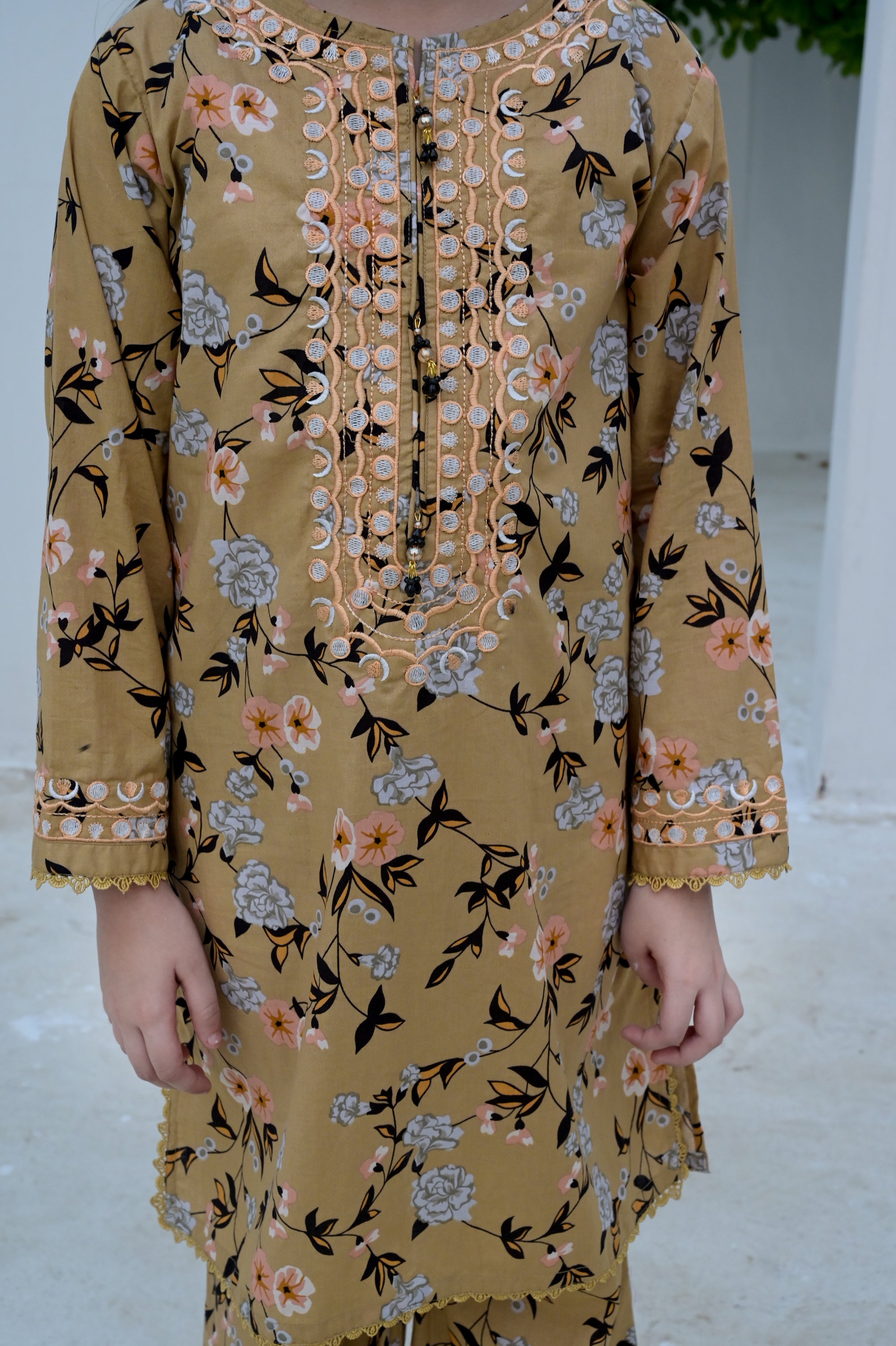 "Desert Glow" Lawn Shirt+Culotte (RTW)
