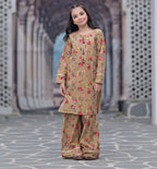 "Rose Whispers" Lawn Shirt+Garara (RTW)