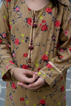 "Rose Whispers" Lawn Shirt+Garara (RTW)