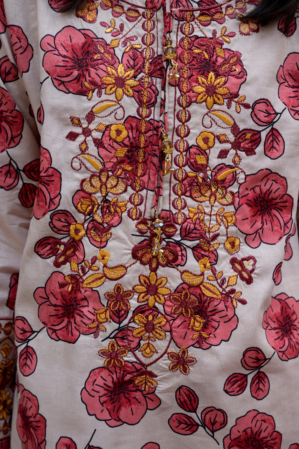 "Floral Fairy" Lawn Shirt+Garara (RTW)