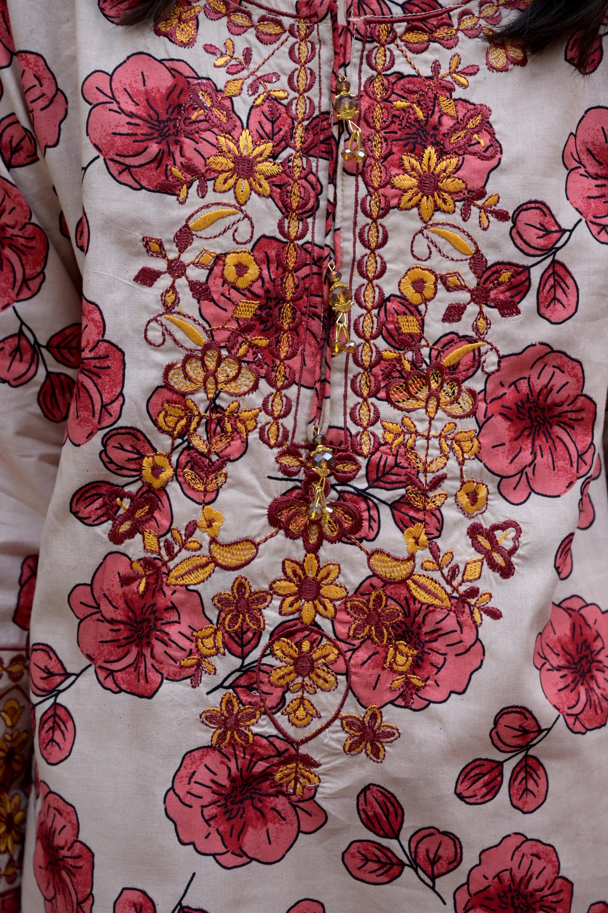 "Floral Fairy" Lawn Shirt+Garara (RTW)