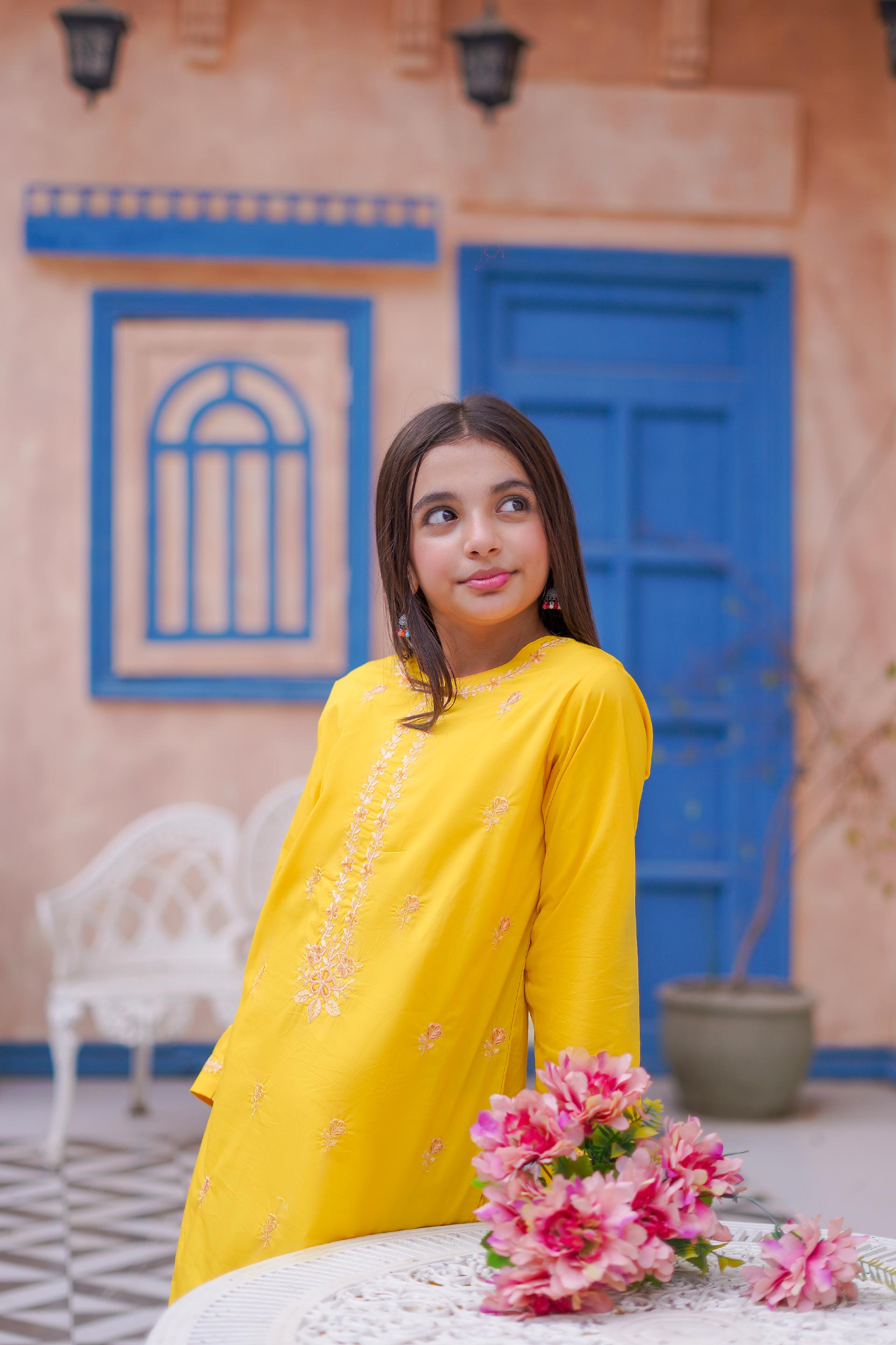 Marigold Grace Lawn Embroidery 2Pc – Sunshine Glow (RTW)