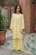 Solmira Premium Cotton Embroidered 2Pc – Buttercream (RTW)